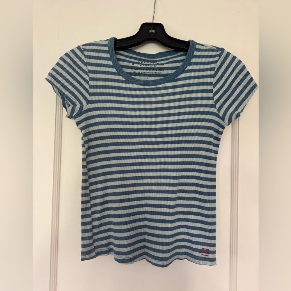 Urban Outfitters BDG size Small (S) Blue striped t-shirt